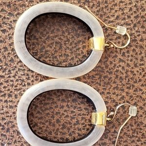 Alexis Bittar gold earrings